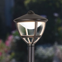 Gala F черный уличный светодиодный светильник на столбе IP44 GL LED 3001F