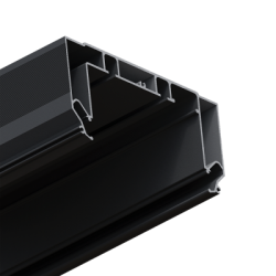 Профиль для натяжных потолков гардина ПФ 122-311 3,2м GARDINA 2 05 Черная