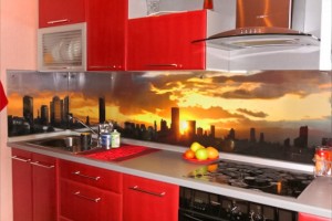 Кухонные фартуки на заказ в Хабаровске