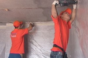 Технология монтажа натяжного потолка.