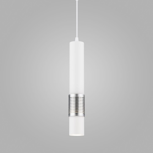 Подвесной светодиодный светильник DLN001 MR16 белый матовый/серебро