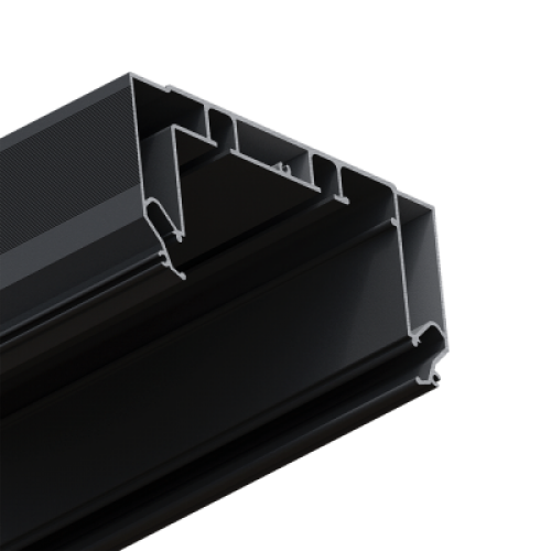 Гардины алюминиевые - Профиль для натяжных потолков гардина ПФ 122-311 3,2м GARDINA 2 05 Черная