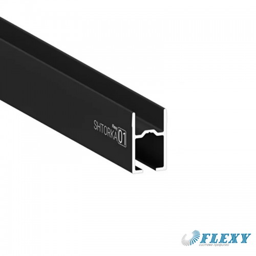 Профиль для натяжных потолков - Профиль для натяжных потолков SHTORKA черный 2м
