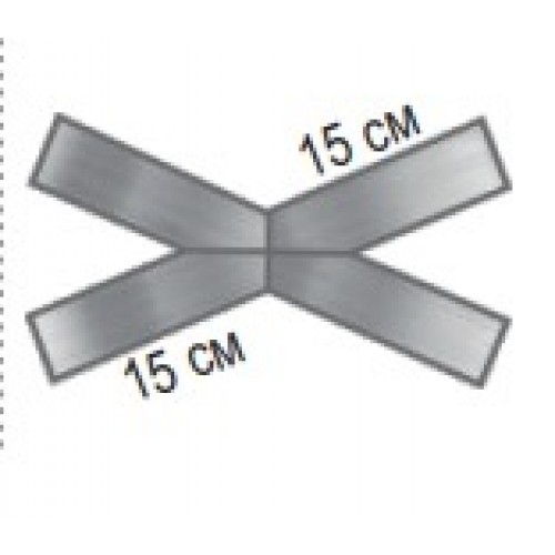 LINE 15 (7140) Световые линии 1,5см перекрестие х образное 7140